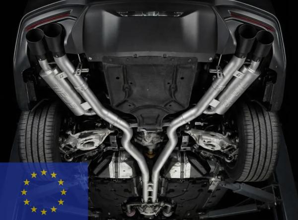 GRAIL Klappenabgasanlage für Ford Mustang Dark Horse S650 – ECE inkl. Endrohre